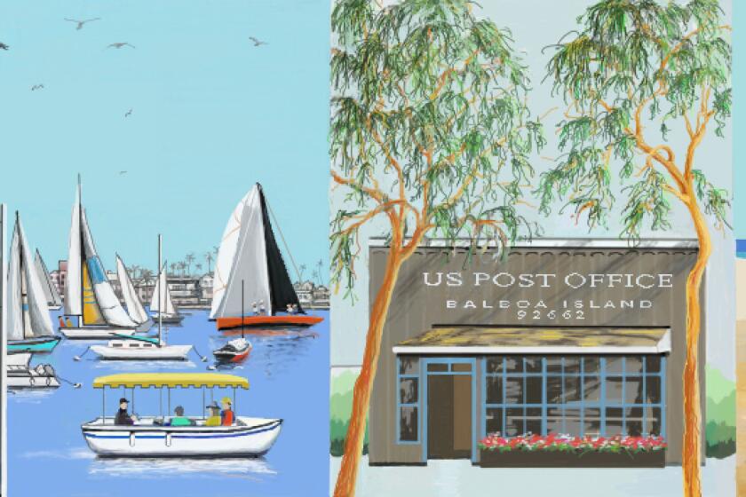 A series of iconic and historic images of Balboa Island will grace a massive tile mural by artist Barbara Abbott.