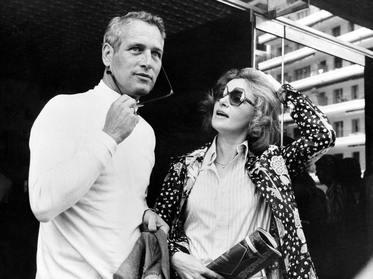 Paul Newman and Joanne Woodward at the 1973 Cannes Film Festival.