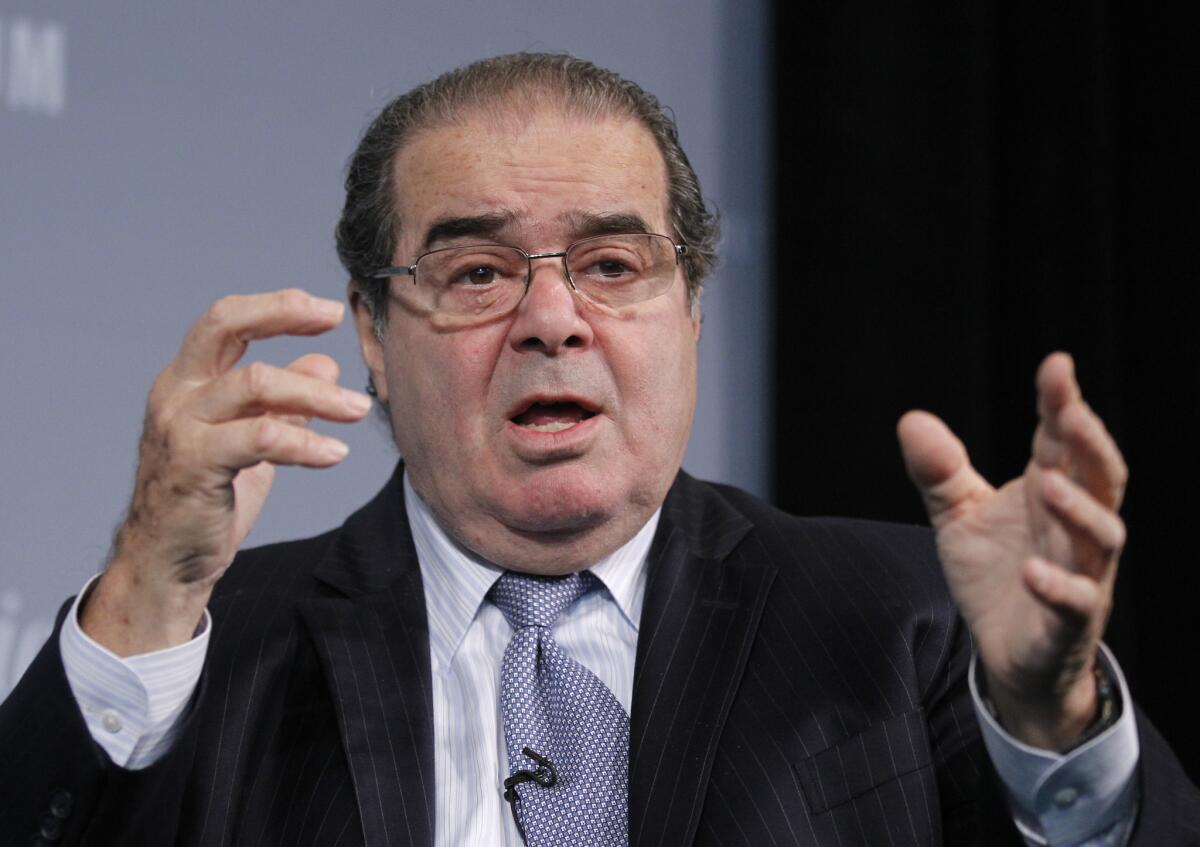 The late Supreme Court Justice Antonin Scalia at a 2011 event. He was expected to vote against public employee unions in an anti-union case.