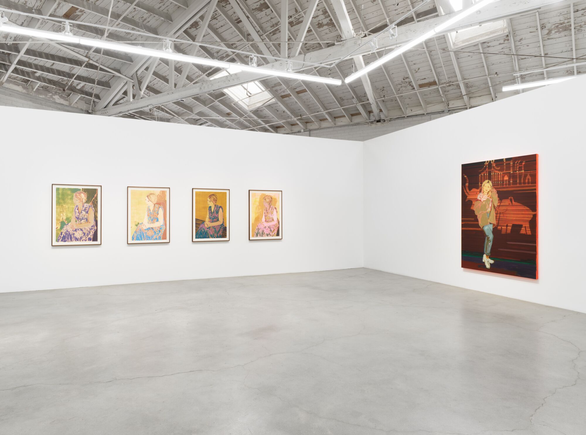 Claire Tabouret's solo show at Night Gallery was coming to a close when the coronavirus crisis hit.