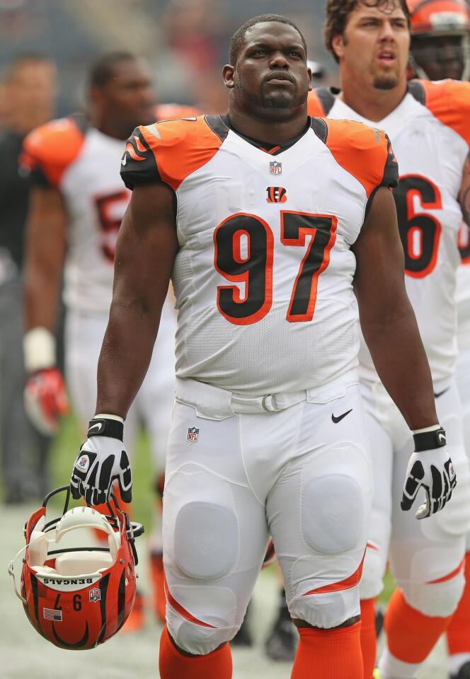 Atkins has been selected for the Pro Bowl three times and helped the Bengals make the postseason the past four years, with a fifth likely in 2015. He is on pace for double-digit sacks for the second time in his career.