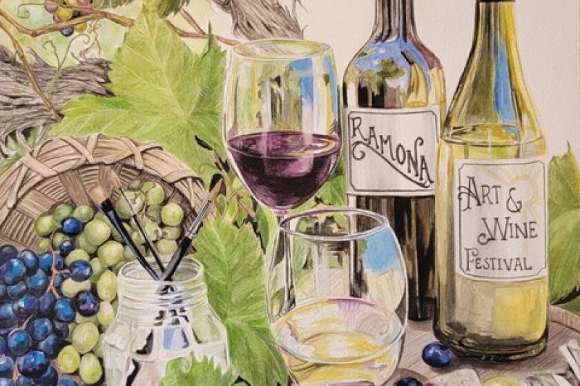This year's Ramona Art and Wine Festival will be held Nov. 4 from 11 a.m. to 5 p.m.