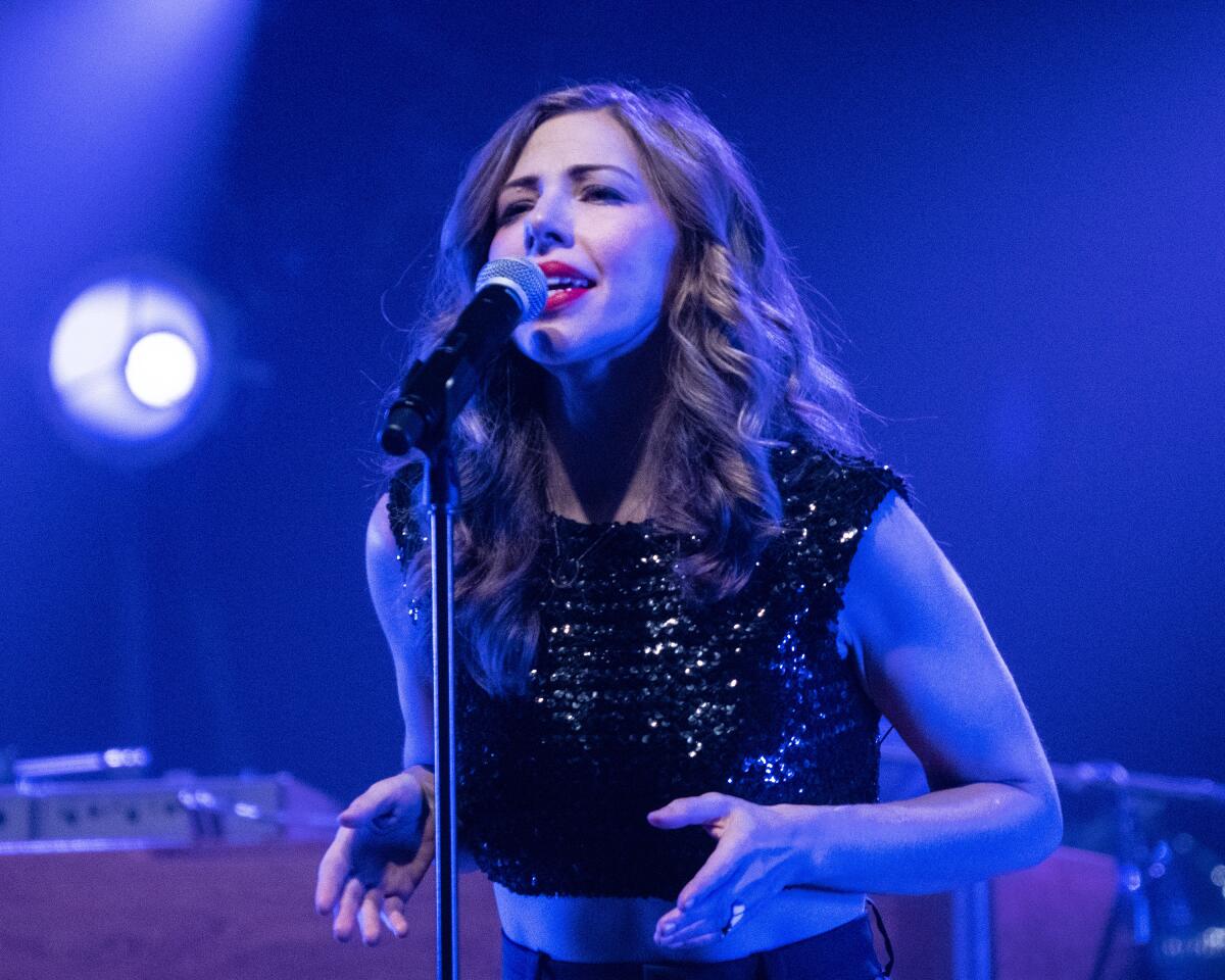 Lake Street Dive with lead vocalist Rachael Price.