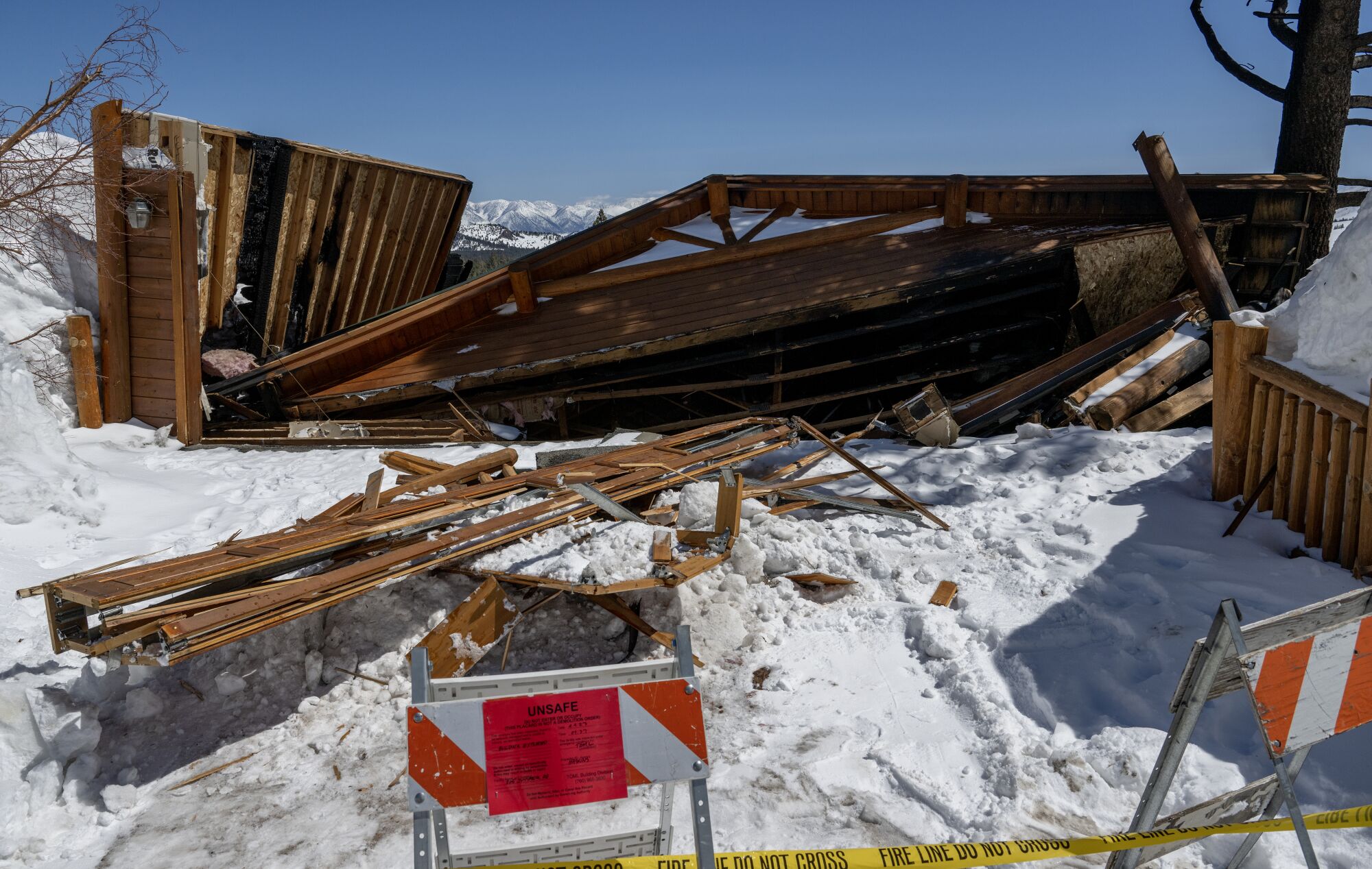 A home on Juniper Road was destroyed when a propane tank exploded