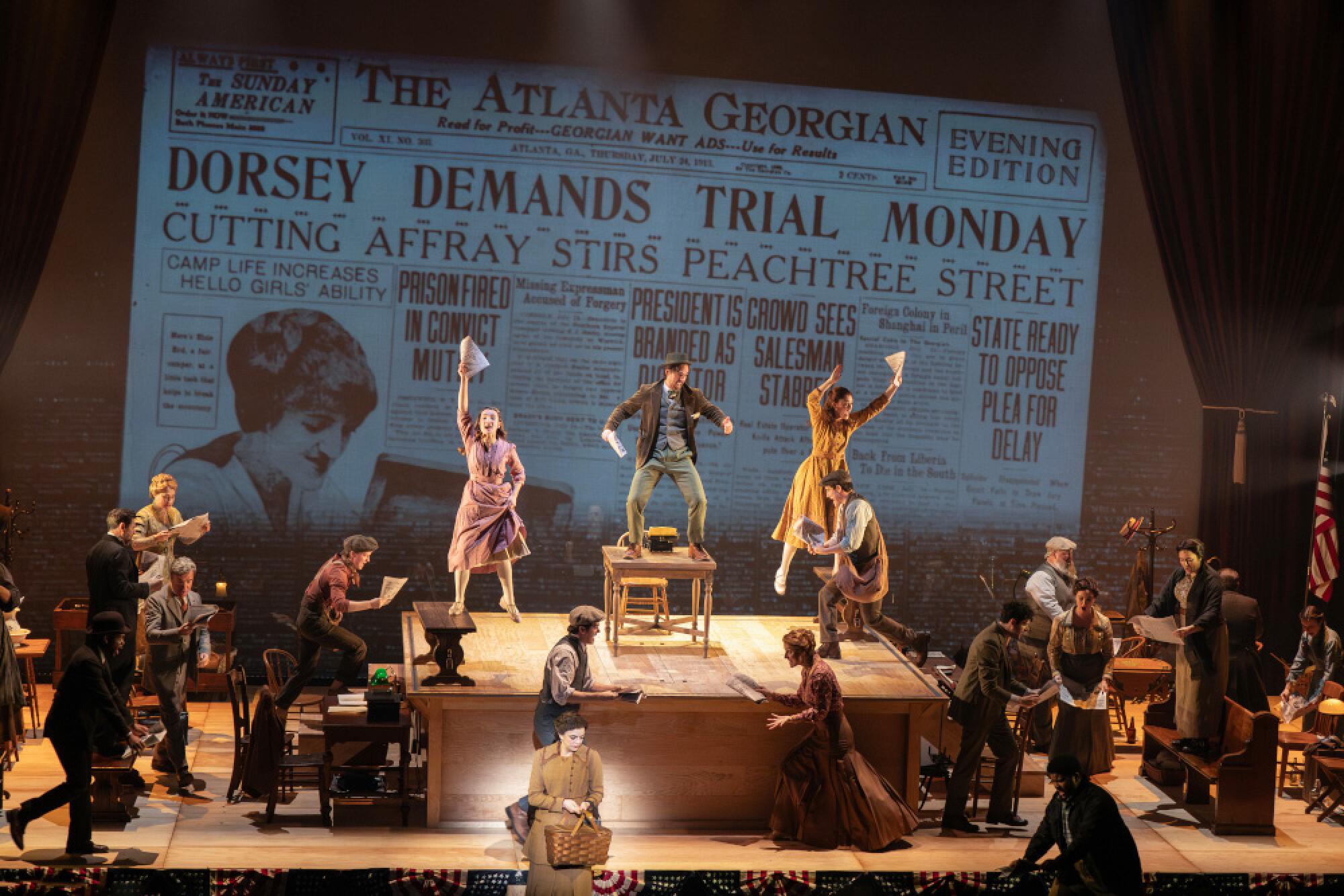 The nationalist circuit of the philharmonic play "Parade" volition sojourn the Ahmanson Theatre June 17-July 12.