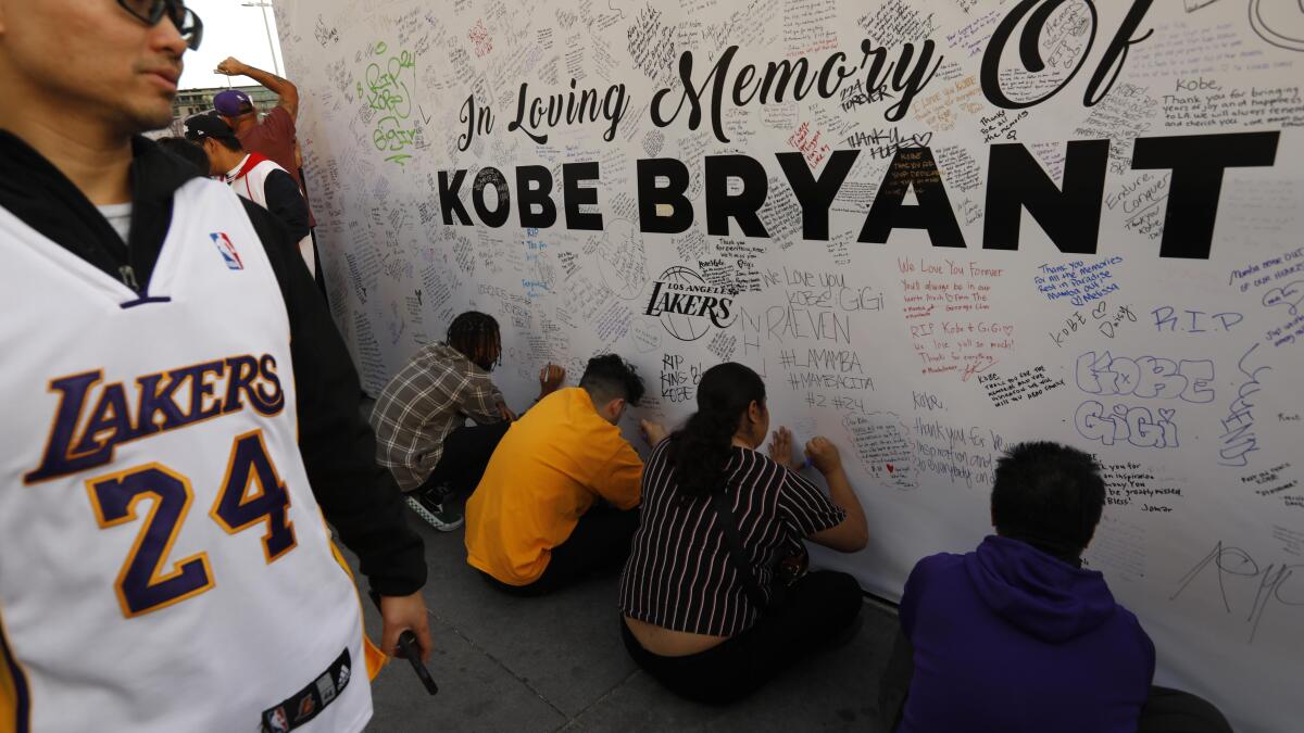 Lakers keep the memory of Kobe Bryant close to heart – Orange