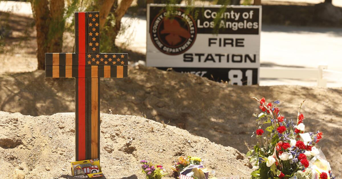 L.A. County to pay nearly $2.6 million to former fire captain shot at Agua Dulce station