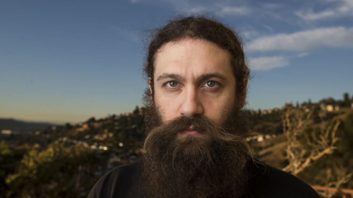 The Gaslamp Killer (a.k.a. William Bensussen) is photographed at his home in Mount Washington.