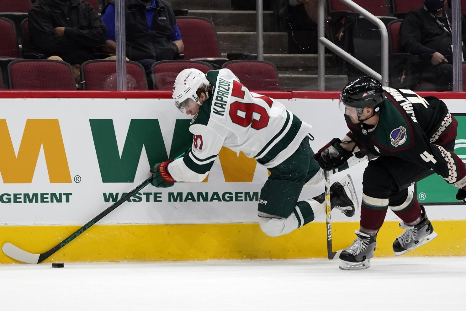 Arizona Coyotes defenseman Niklas Hjalmarsson (4) in the first