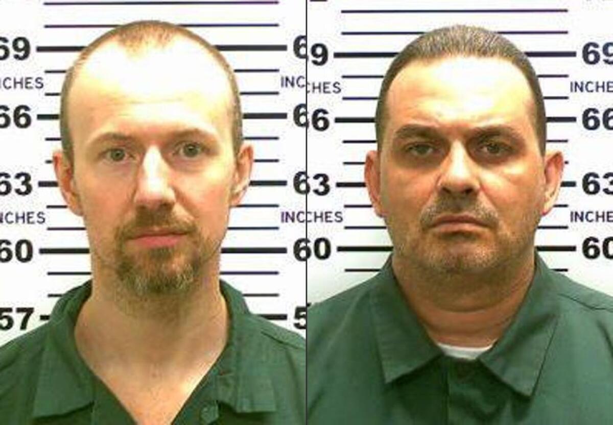 Authorities said David Sweat, left, and Richard Matt, both convicted murderers, escaped from the Clinton Correctional Facility in Dannemora, N.Y.