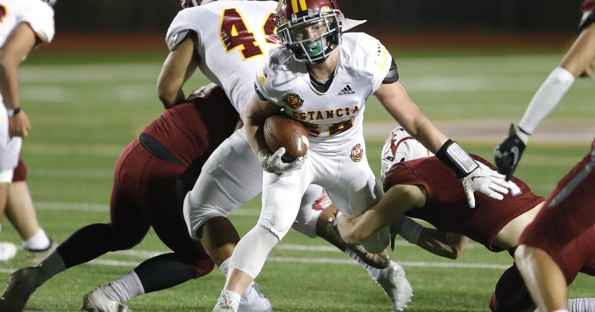 Estancia football gets back in win column against Laguna Beach Los