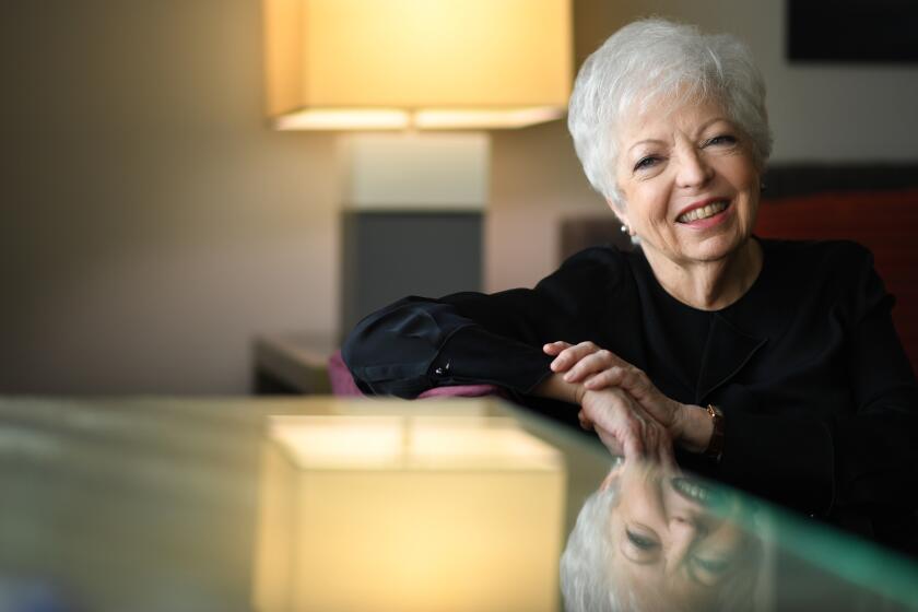 HOLLYWOOD, CALIFORNIA JANUARY 27, 2020-Oscar-nominated film editor Thelma Schoonmaker is nominated for her work on The Irishman. (Wally Skalij/Los Angeles Times)