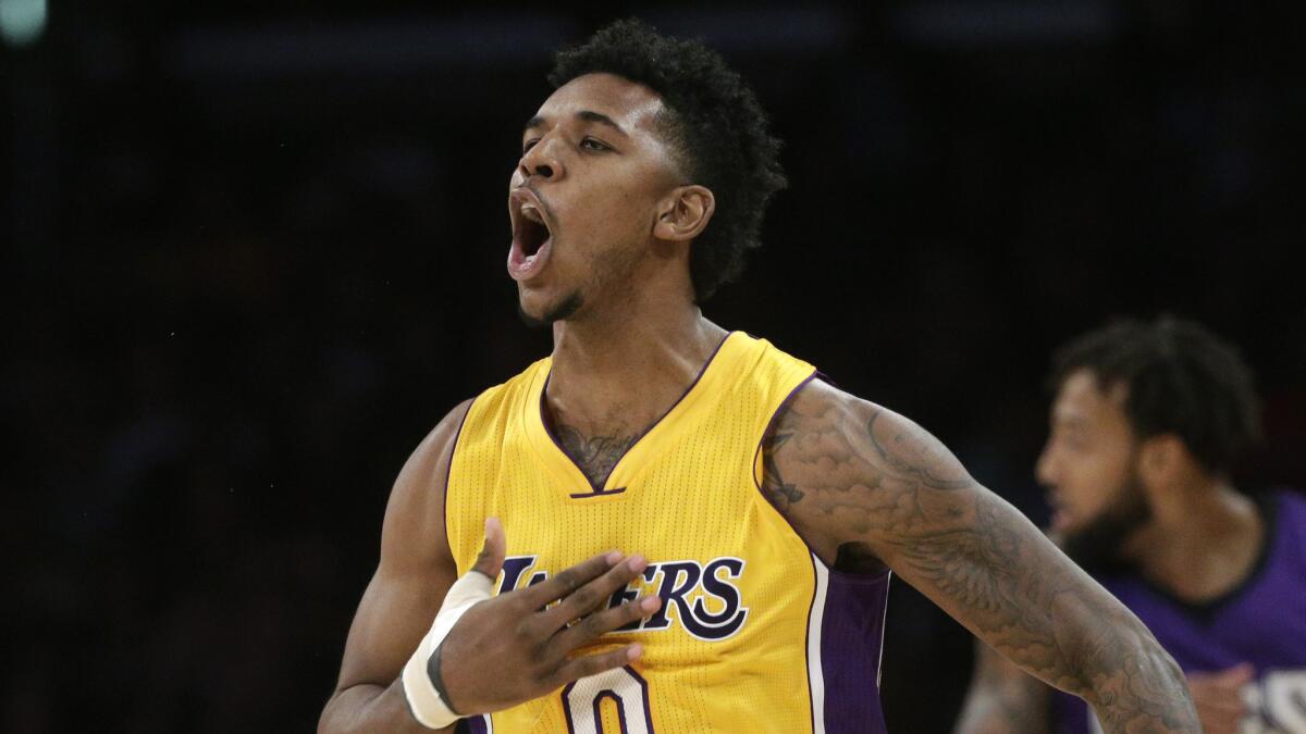 Nick Young is averaging 14.9 points with 2.3 rebounds per game over 16 games this season for the Lakers.