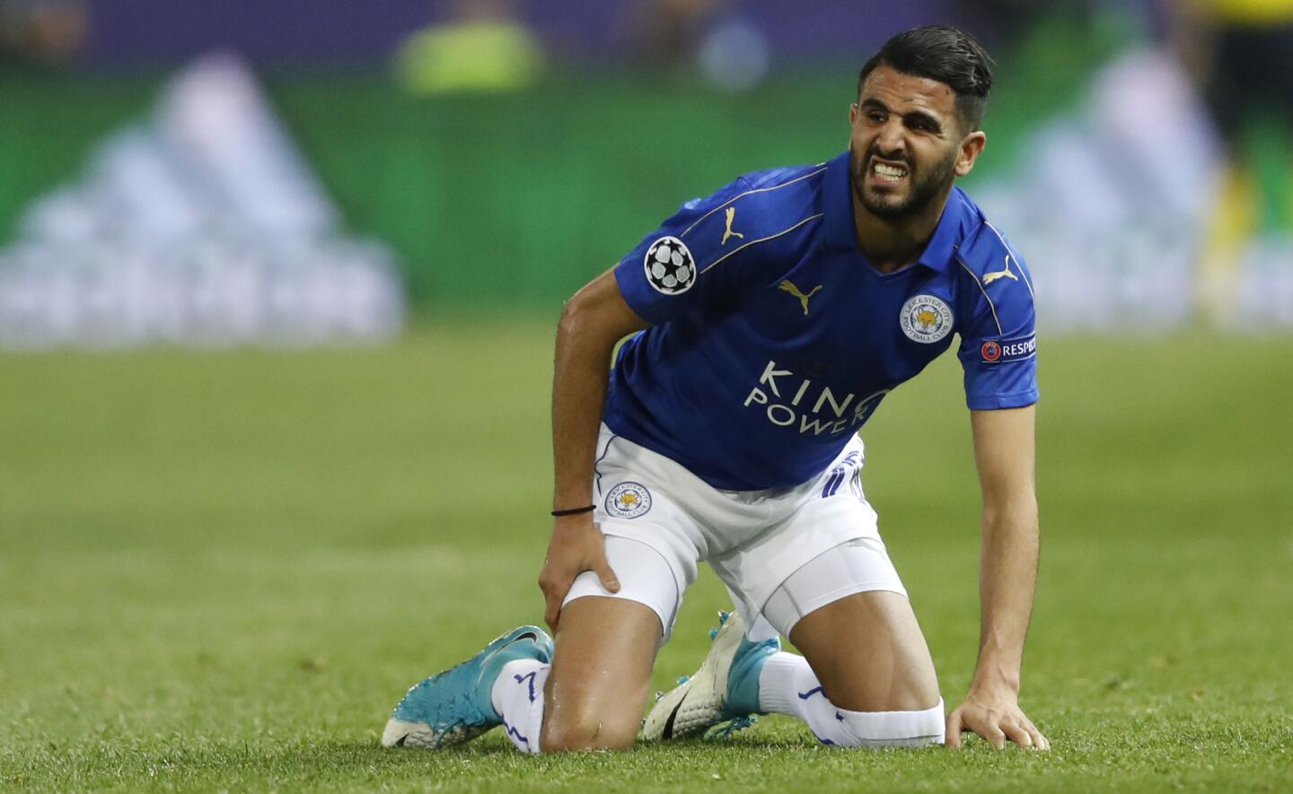 Leicester City's Riyad Mahrez