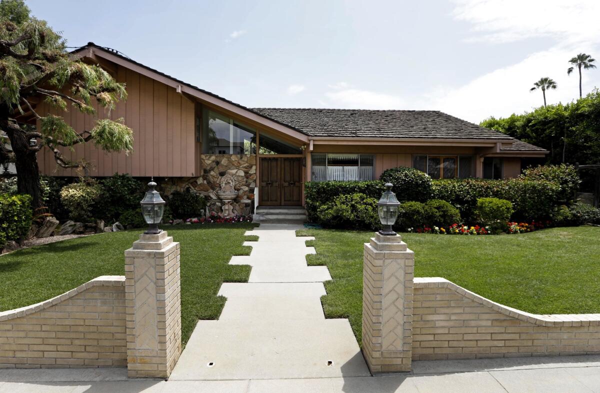 The Brady Bunch house in Studio City was used for all outdoor representations of the television family home.
