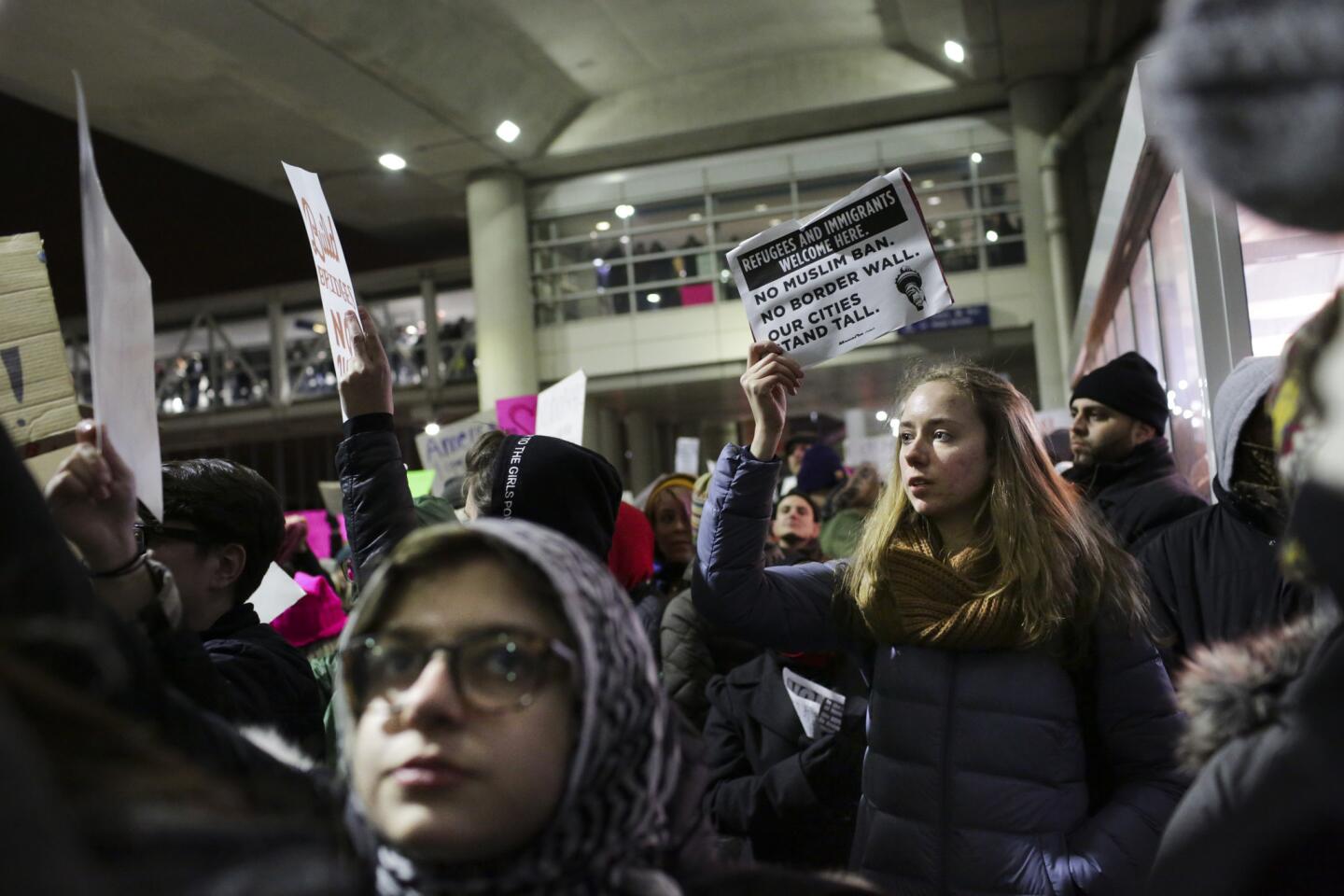 Protest at O'Hare
