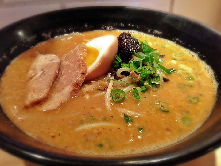 Burnt Kogashi Miso Ramen is rich and smoky, topped with slices of succulent pork chashu.