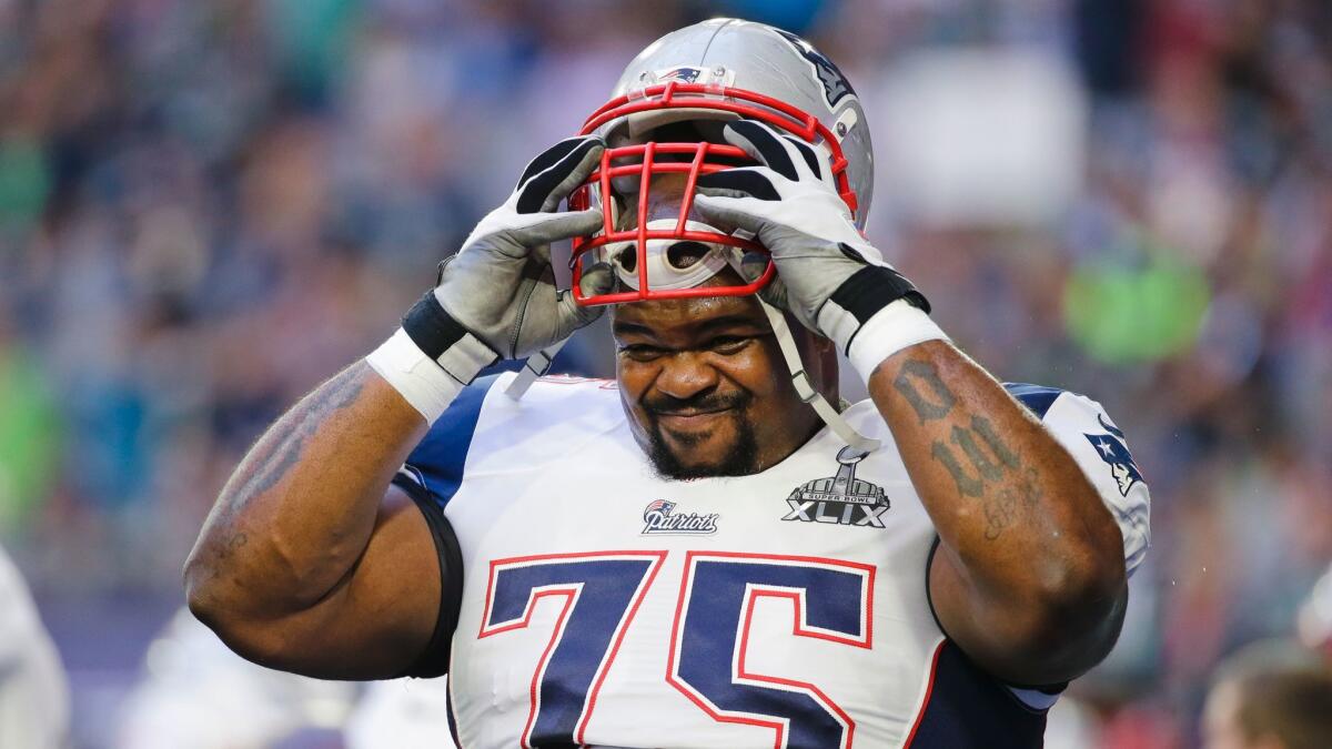 Vince Wilfork spent 11 of his 13 NFL seasons with the New England Patriots.
