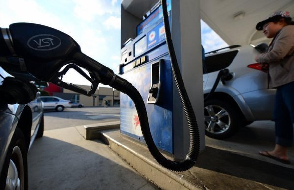 The average price of a gallon of regular gasoline has fallen 89.9 cents since hitting a record on Oct. 9, but fuel prices remain at record levels for the day before Thanksgiving.
