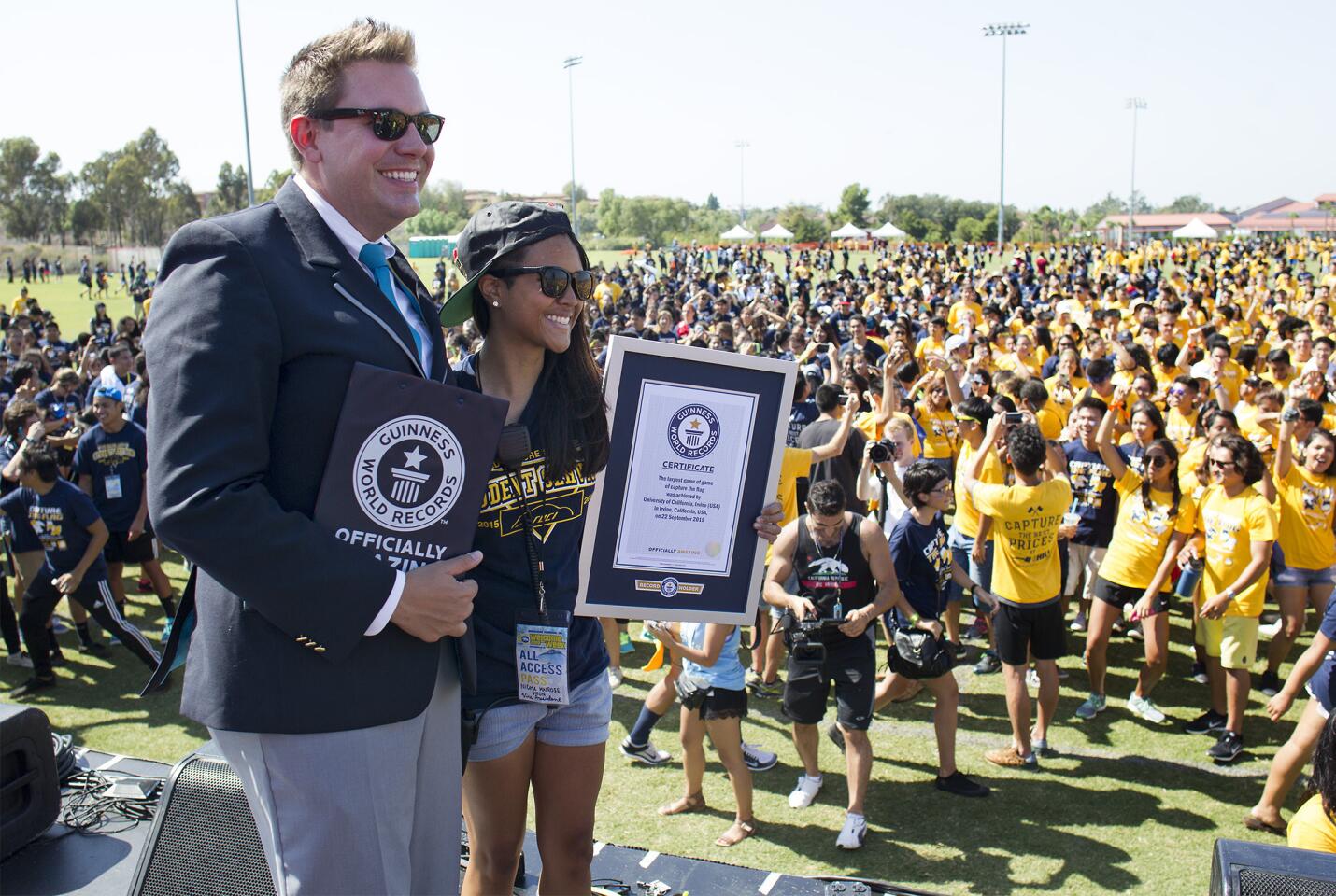 Capture the Flag World Record at UC Irvine - Los Angeles Times