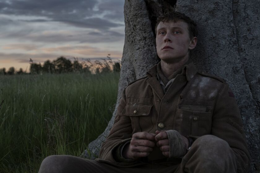 George MacKay plays a British solider in Sam Mendes' war movie "1917."