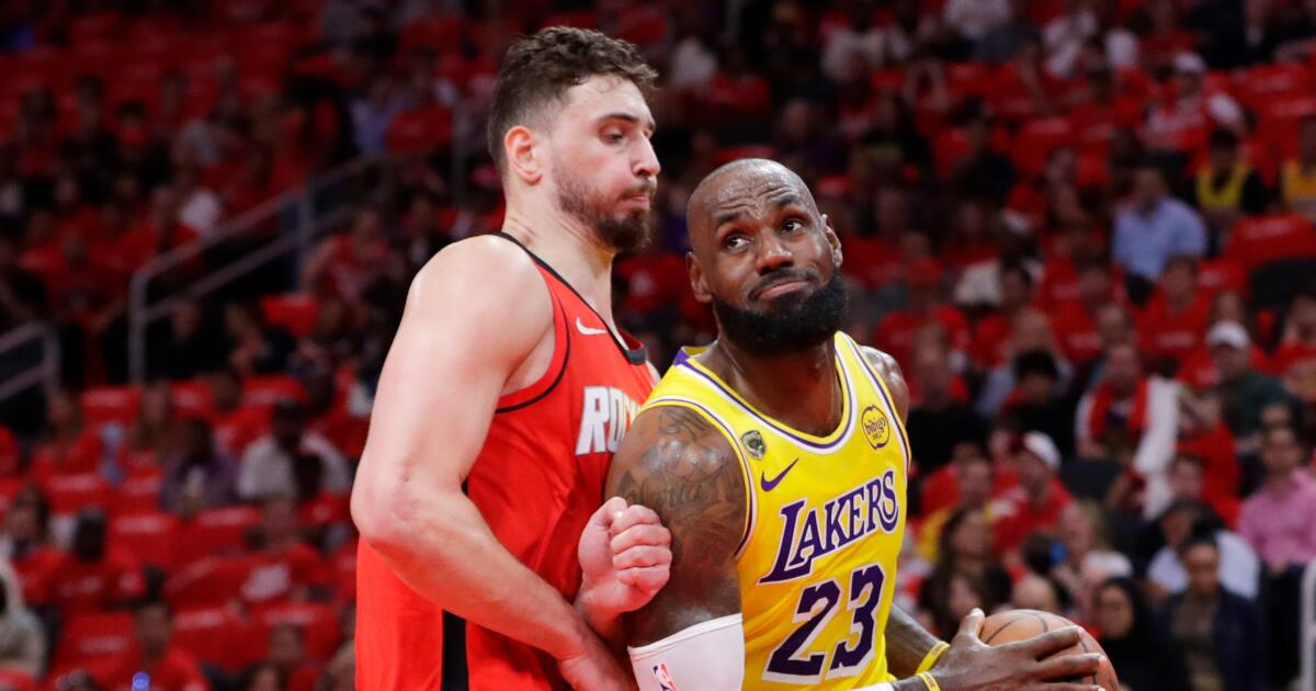 Les Lakers ont une avance de 3-0 sur les Rockets en séries éliminatoires