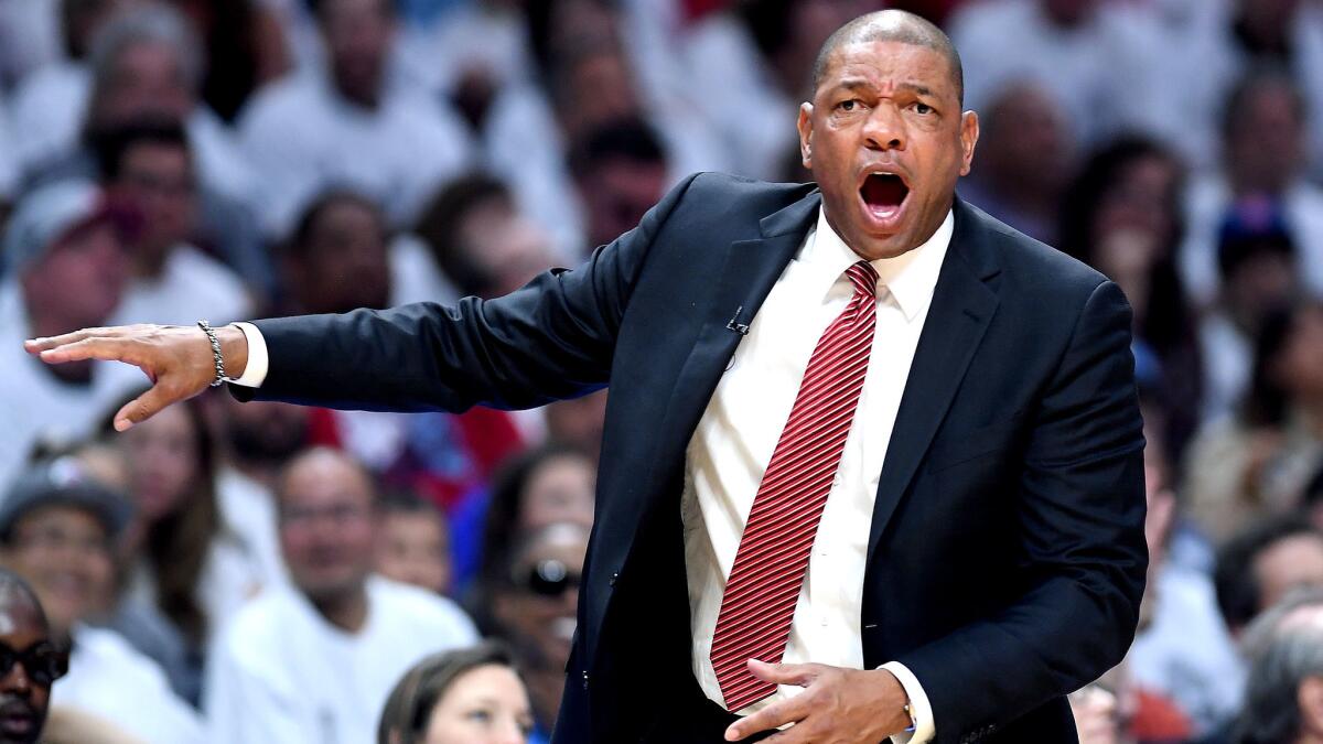 Clippers coach Doc Rivers is hoping Blake Griffin and Chris Paul stick with the team.