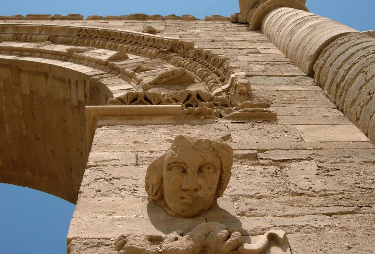 Hatra was a large, fortified city in Iraq dating to the 3rd century B.C. Islamic State militants destroyed the ruins in March, according to the United Nations. Above, a 2005 photo.