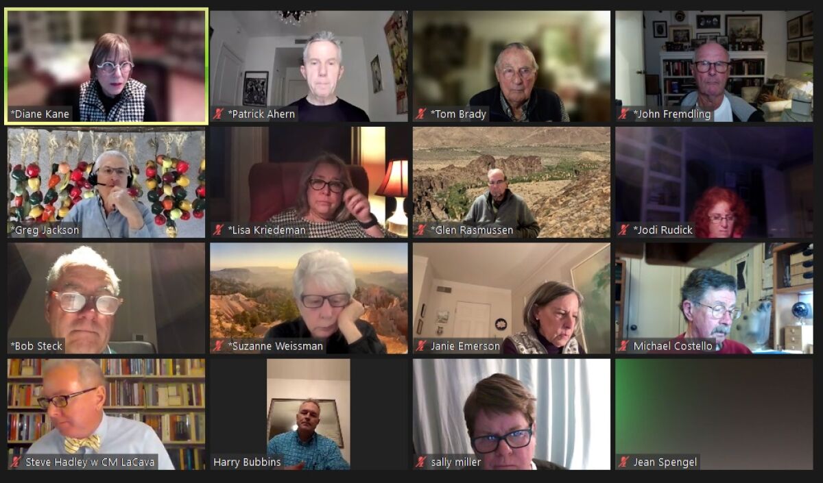 The La Jolla Community Planning Association conducts a meeting Jan. 5 via Zoom.