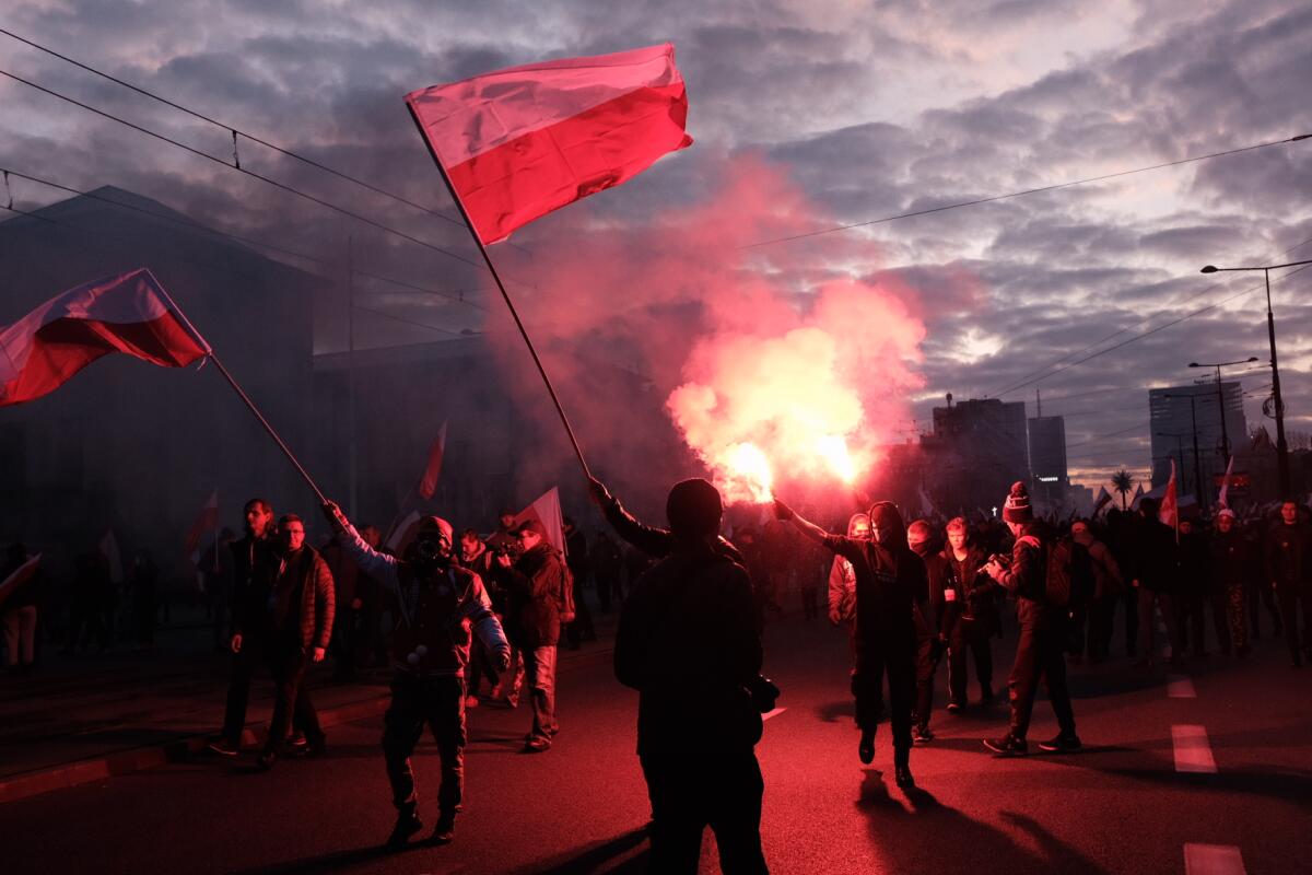 People celebrate Poland's Independence Day