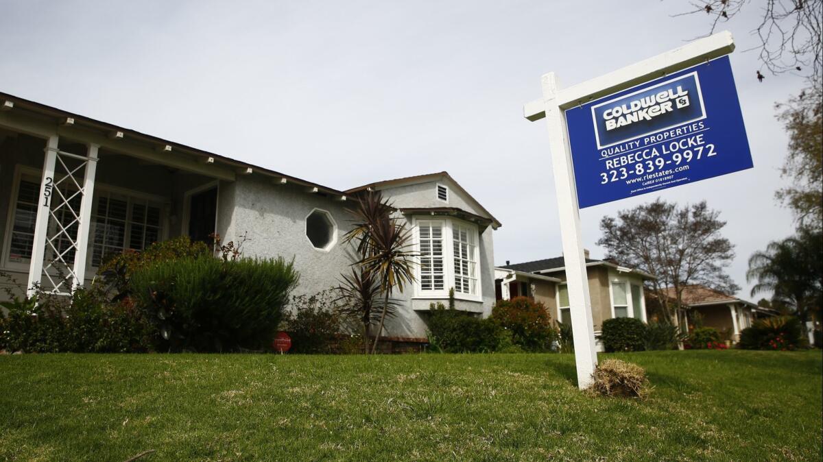 A home for sale in March on Mariposa Street in Burbank.