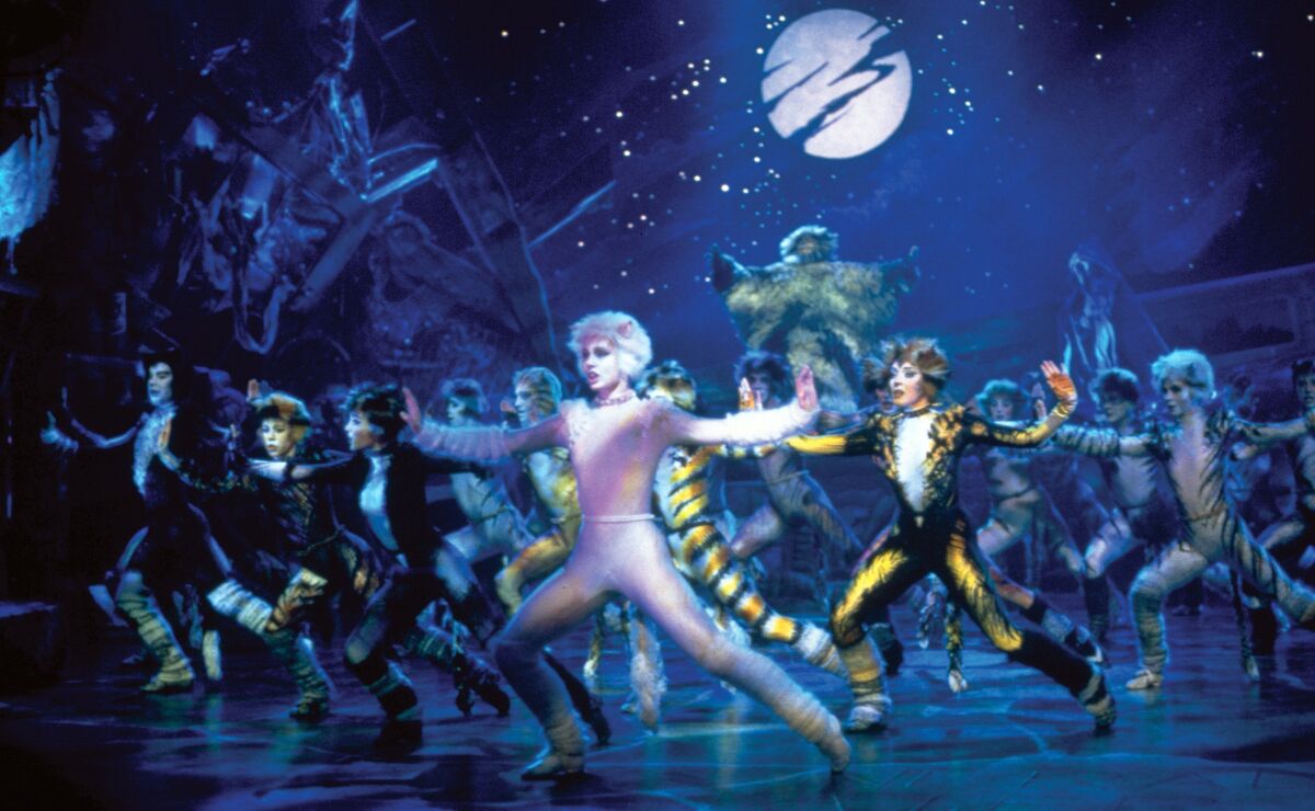 "Cats" first ran on Broadway from 1982 through 2000.