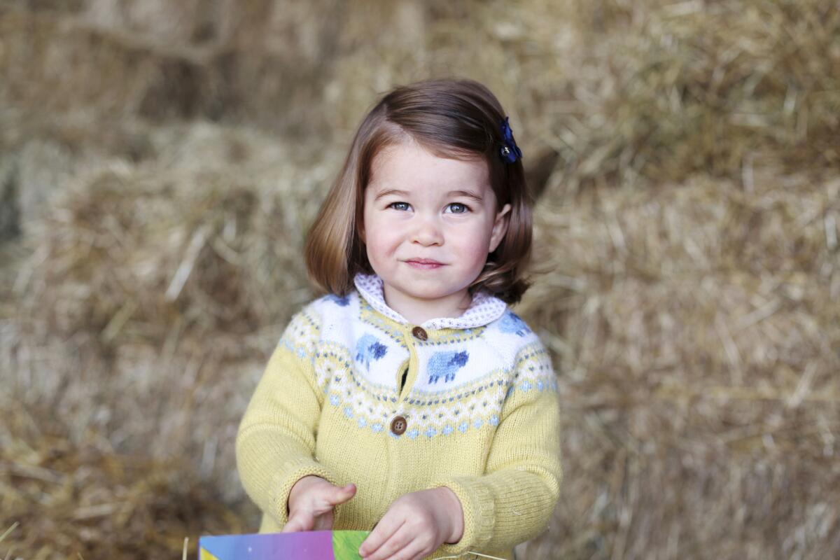 Princess Charlotte of Britain turns 2 on Tuesday.