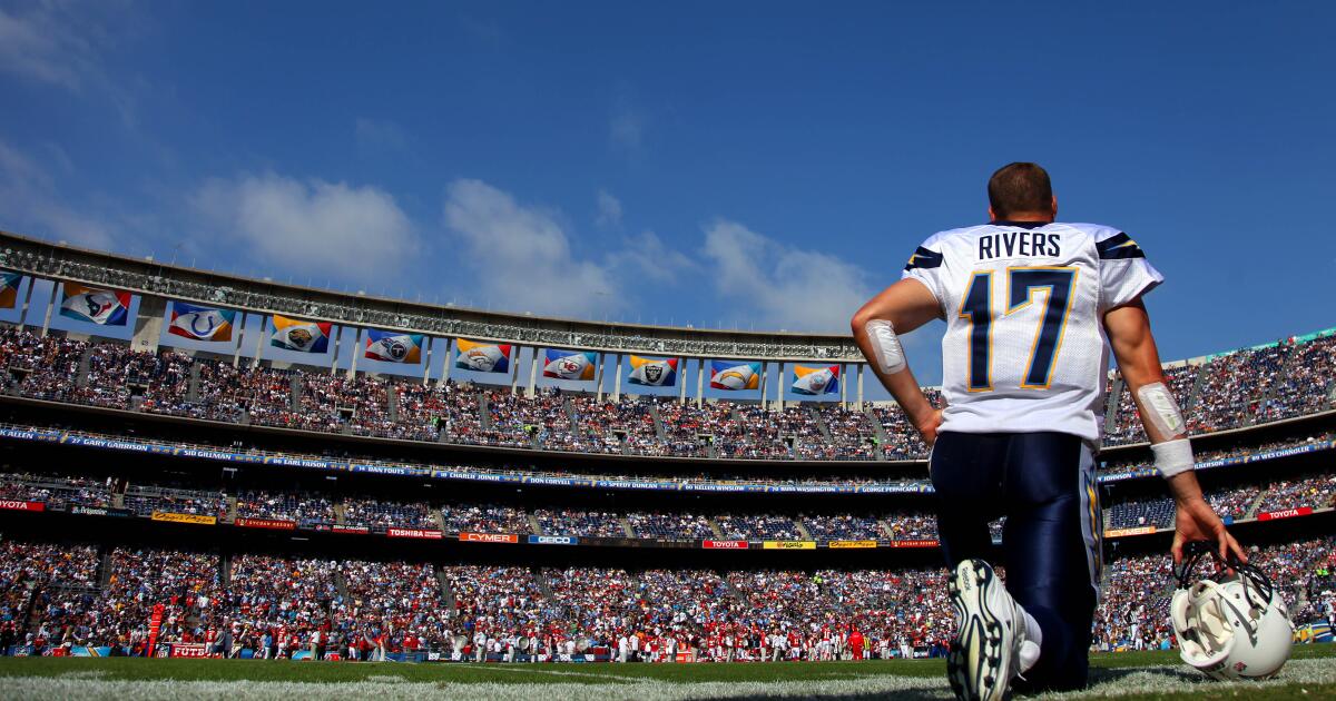 Quarterback Philip Rivers reflects on 13 years as a San Diego