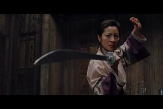 Michelle Yeoh in the movie "Crouching Tiger, Hidden Dragon."