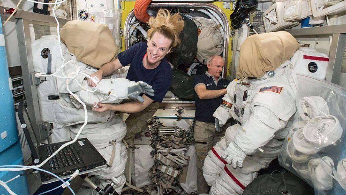 Kate Rubins is currently serving aboard space station.
