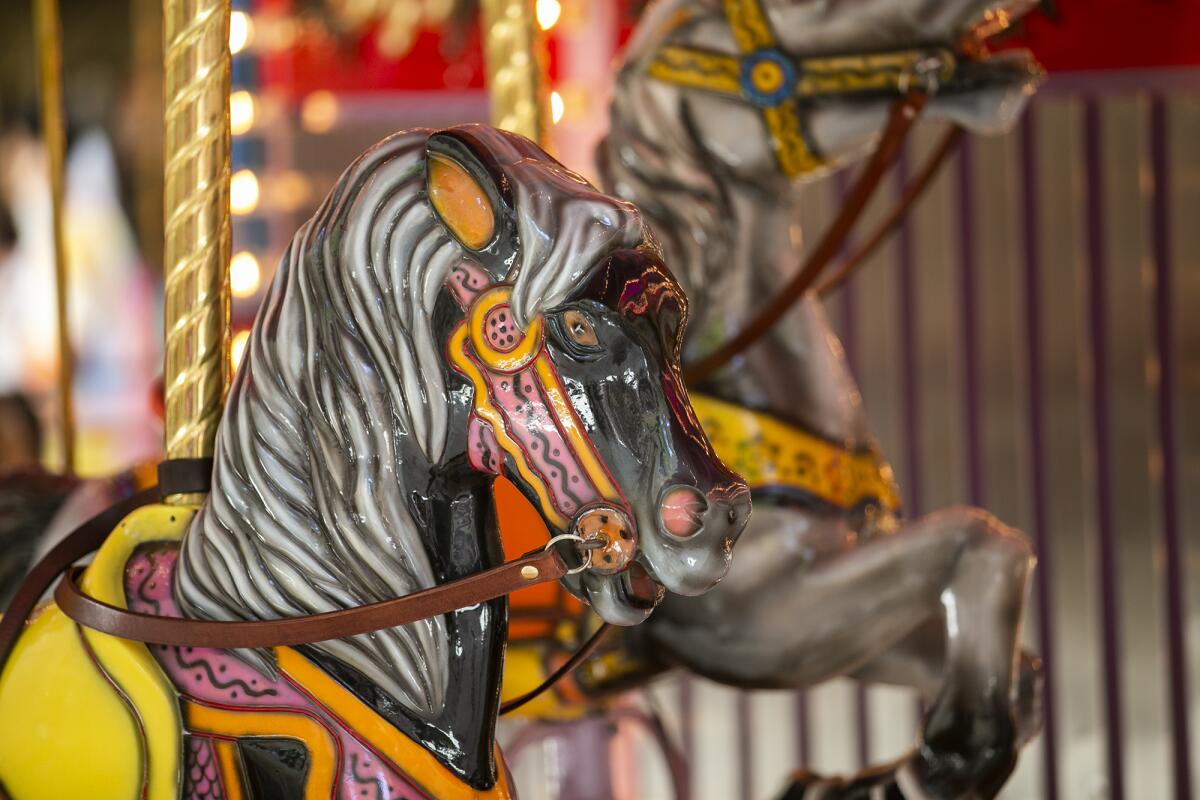 Off to the races! South Coast Plaza fires up carousels after