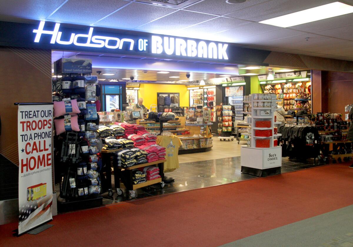 Bob Hope terminal shops, which had been operated by Paradies Shops Inc. from early 1994 until last May, have been converted into Hudson News locations.