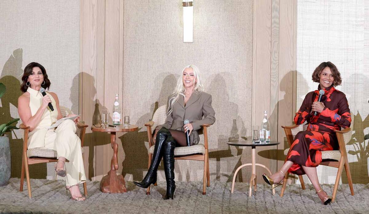 Halle Berry (Actor, Joylux Investor & Founder of Respin), Christina Aguilera (Singer & Playground Co-Founder)