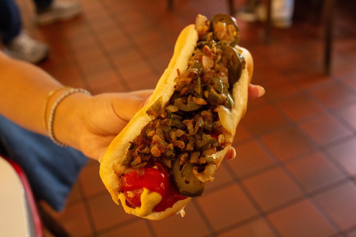 The L.A. Dog from Carney's successful West Hollywood.