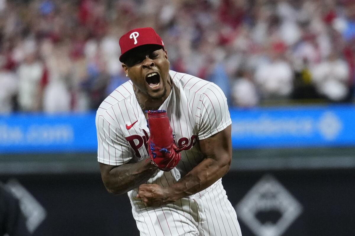 MLB playoffs: Phillies score six in the ninth to beat Cardinals 6-3 in Game  1 of their wild-card series