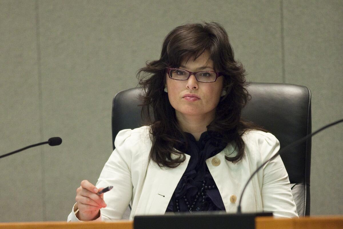 CalPERS board Vice President Priya Mathur, above in 2009, has agreed to pay a $4,000 fine for failing to file timely campaign finance reports for 2012 and 2013 if the Fair Political Practices Commission approves it.