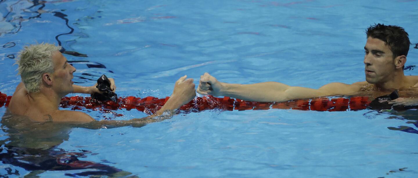 Ryan Lochte and Michael Phelps