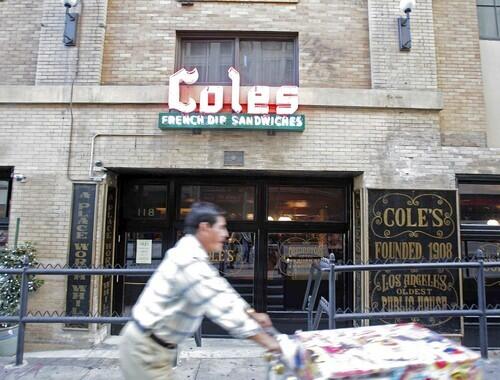 First open in 1902, Cole's was recently restored with the help of club owner Cedd Moses and the L.A. Conservancy.