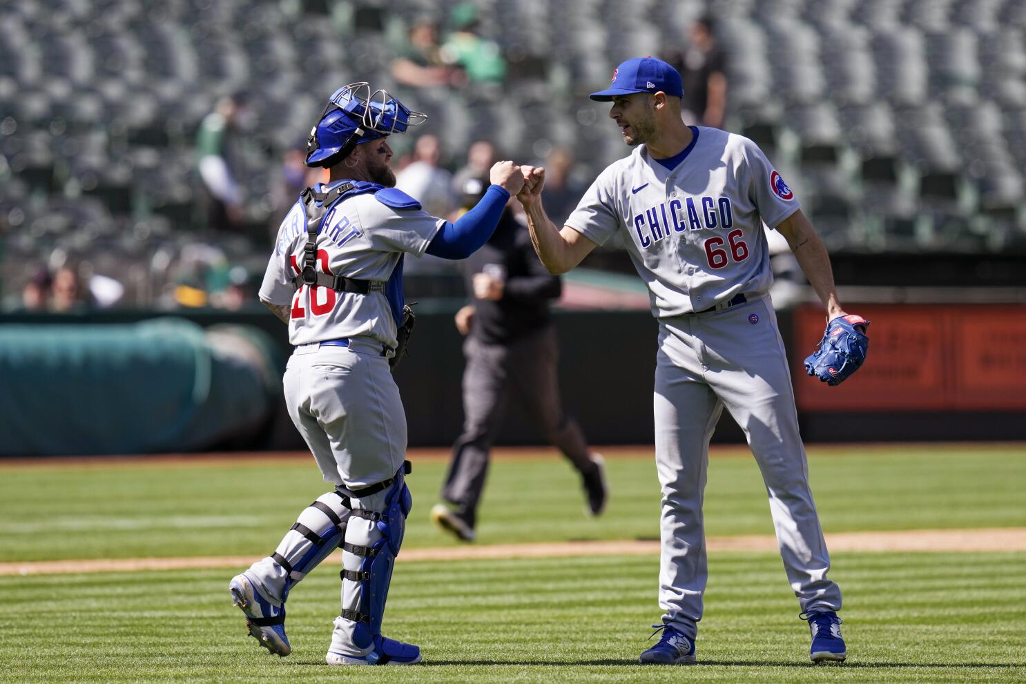 Cubs hammer A's bullpen in 12-2 win for 3-game sweep - The San Diego  Union-Tribune