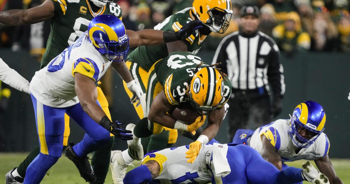 Packers back in NFC Championship game after pulling away from Rams