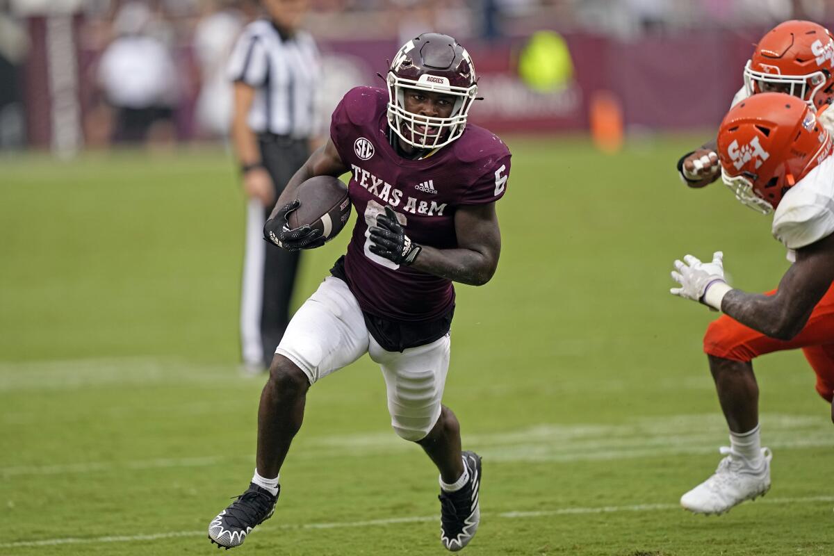 No. 6 Texas A&M hosts App State team coming off thriller - The San Diego  Union-Tribune