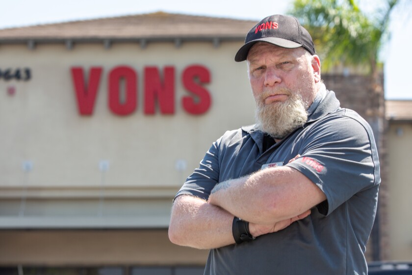 Vons employee Roger McCullough