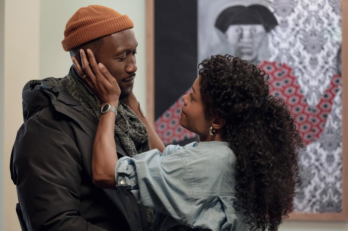 Mahershala Ali and Naomie Harris in "Swan Song."