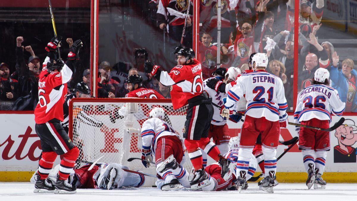 Karlsson leads Senators past Rangers into East finals, Sports